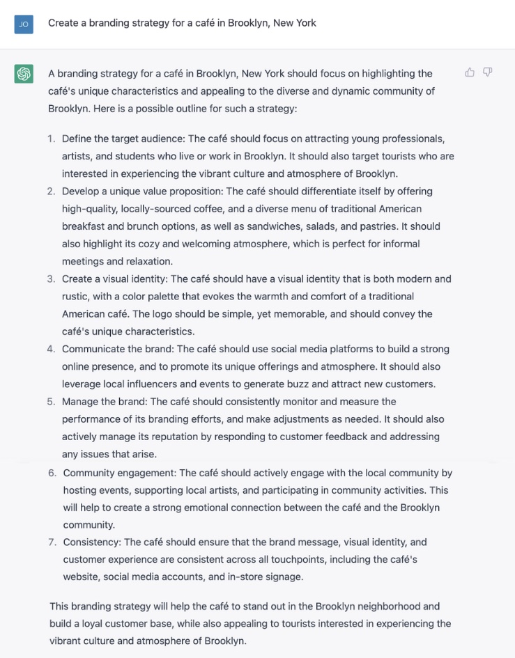 Branding strategy ChatGPT