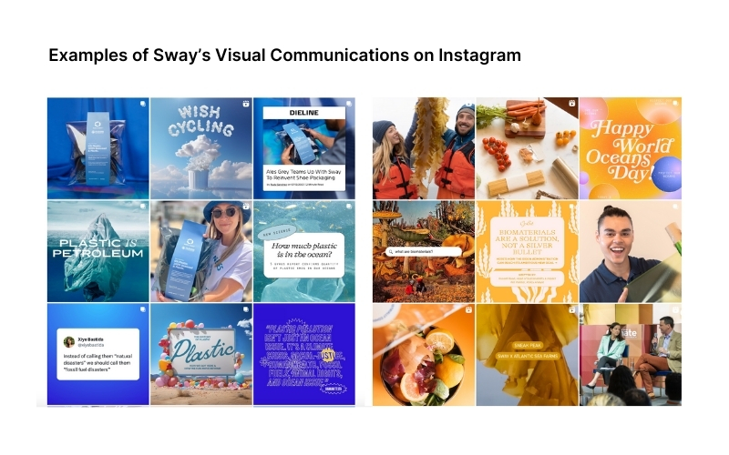 Screenshots of Sway's Instagram Posts